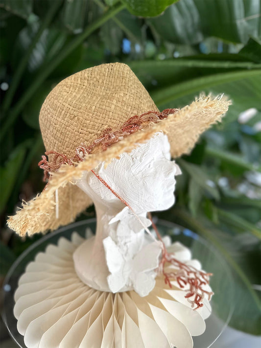 Sombrero de paja Coralis